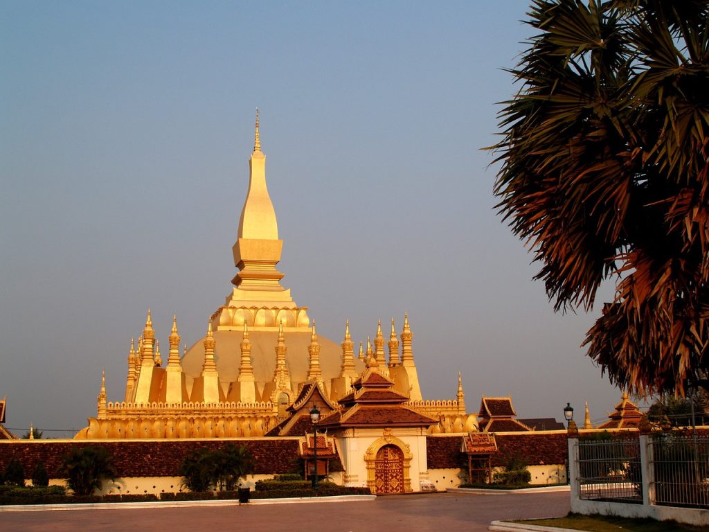 A Pagoda in Laos.