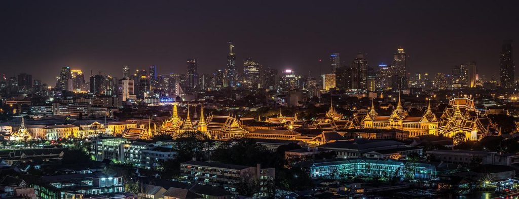 The Grand Palace in Bangkok, Thailand.