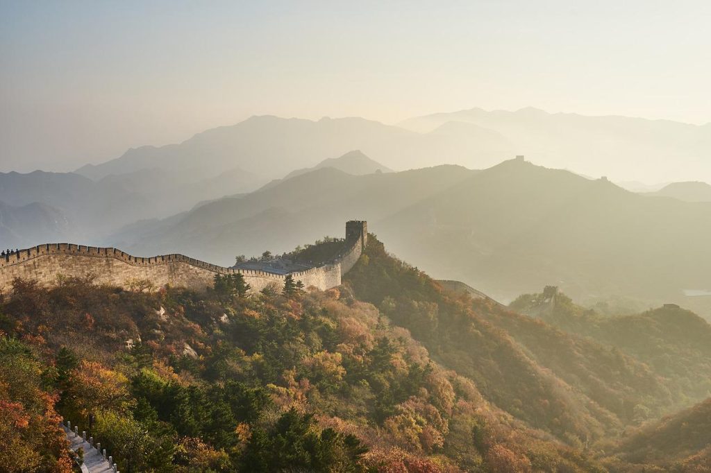 The Great Wall of China, an absolute must-see when visiting the country.