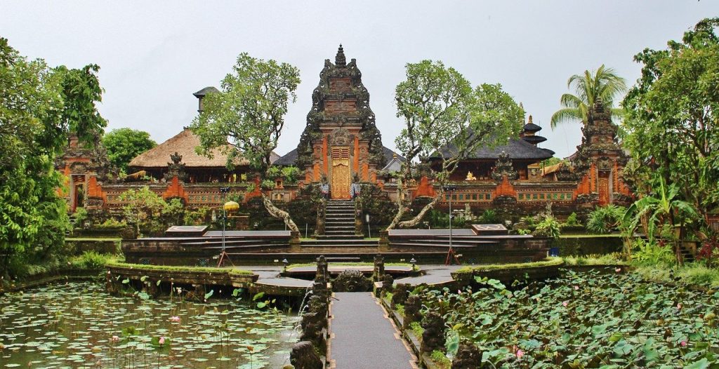 A Bali temple which shows why Bali is nicknamed the Island of the Gods.